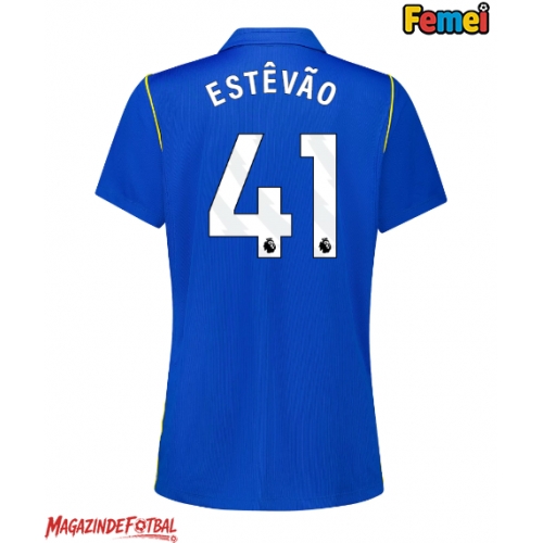 Chelsea Estevao Willian #41 Tricou Fotbal Replică 2026-27 Femei Acasa Chelsea Estevao Willian #41 Tricou Fotbal Replică 2026-27 Femei Acasa